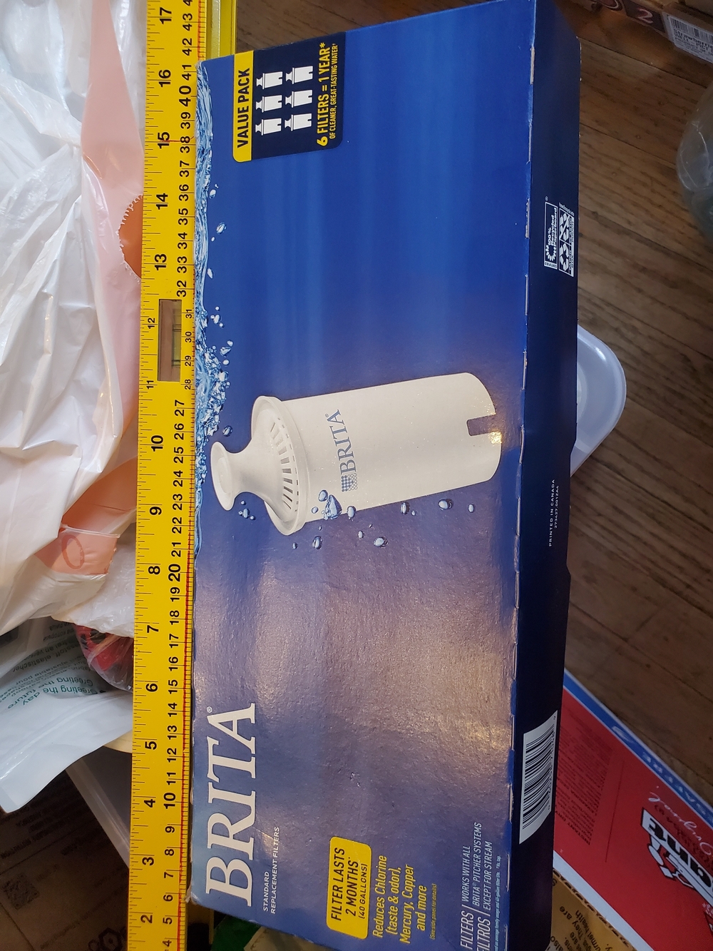 Brita White Filter Cartridges Value Pack (6-Pack)